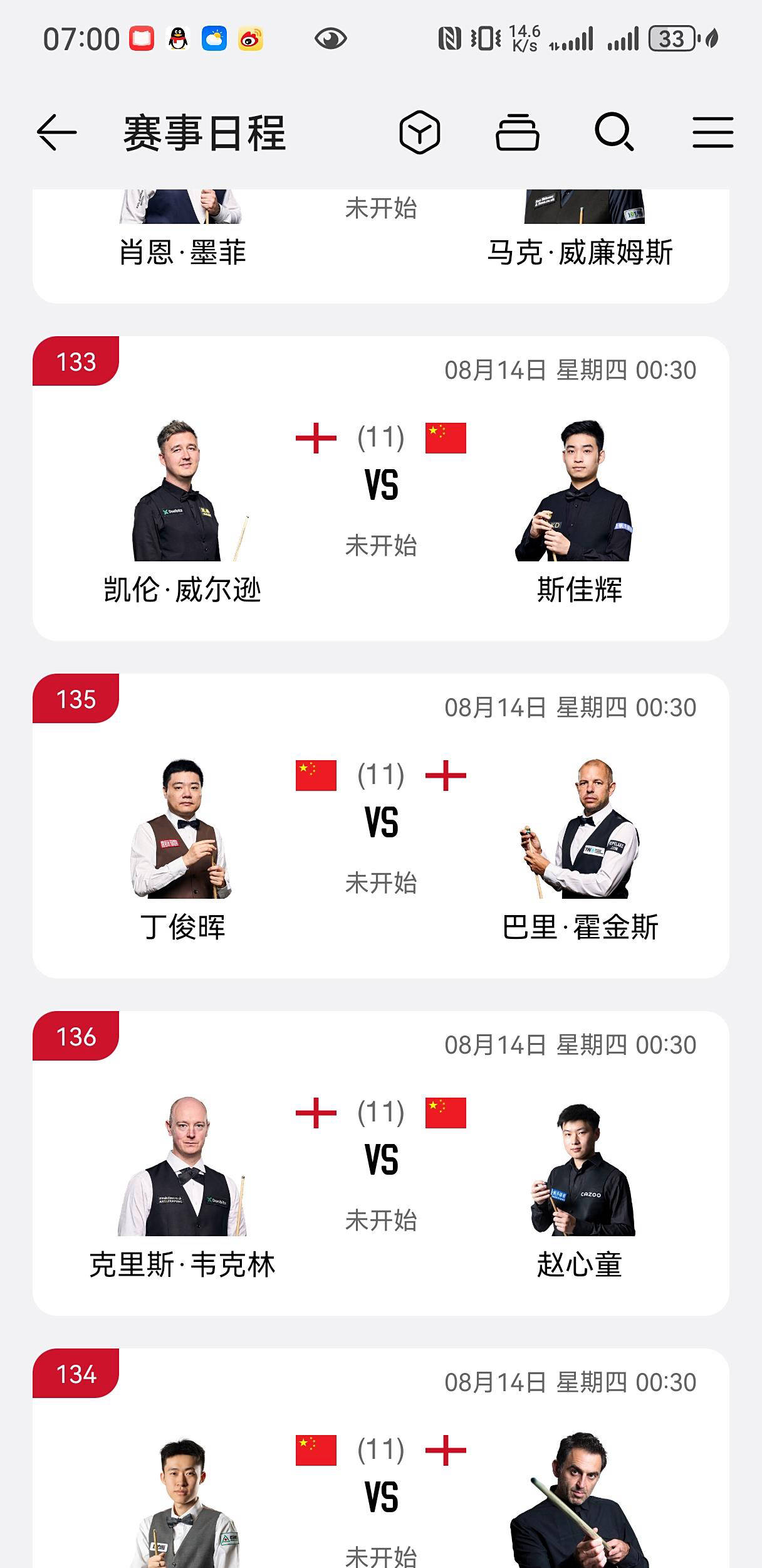 任务并不轻, 大师赛相遇, style